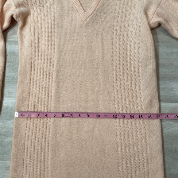 VTG Liz Claiborne Lambswool Angora Pastel Pink Cocktail Dress New Size S - Picture 10 of 11